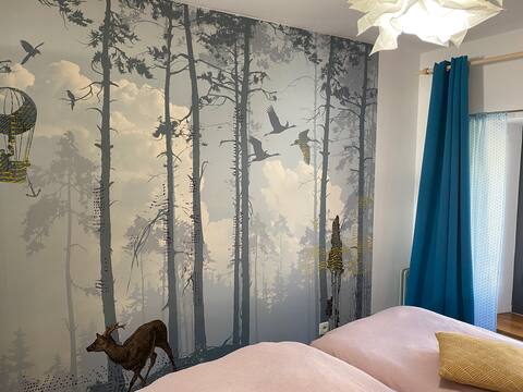 Okaido "Les 3 gites" mountain view old garden T3