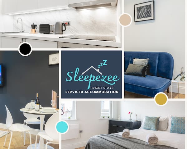 ✪ 2 BED Manchester Apt for✯Business/Family