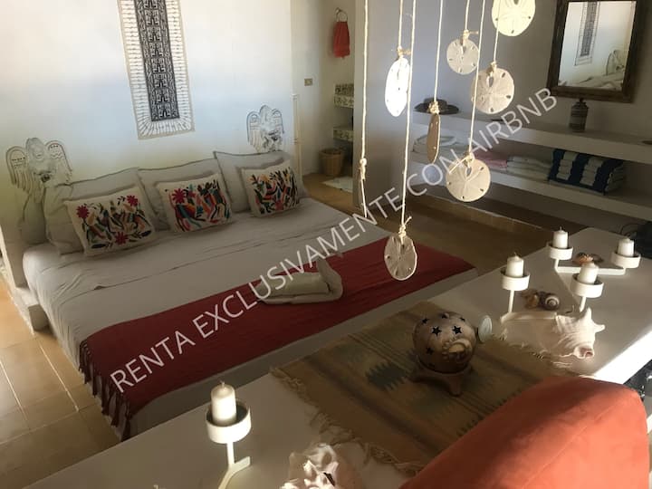 חדר שינה 1 עם מיטת קינג - סייז