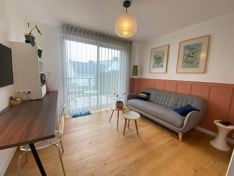 2 rooms, independent, Bourg d 'Orvault