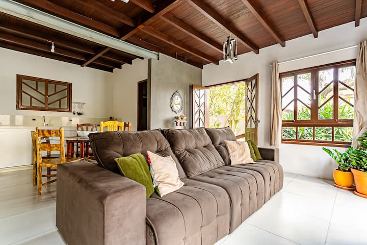 Living room and kitchen