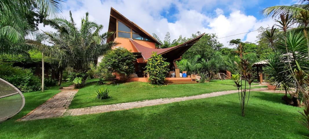 Entire home with 5 bedrooms in Bonito - Rancho Ninho Verde, margem do Rio Anhumas
