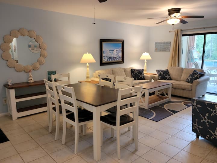 Beach condo,2 BR,550 steps to beach, Fiddlers Cove Condominiums for Rent in Hilton Head Island
