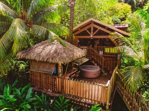 the Tiki House in West Indies Cottage