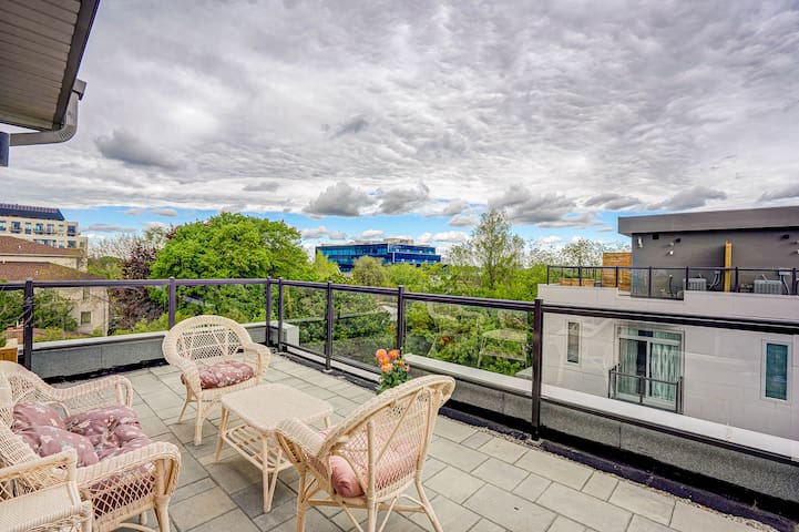 Brand New Luxury 4 BR Townhome with Roof Terrace