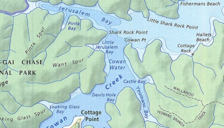 Cowan Creek Fishing Map Cowan Creek Alojamientos Vacacionales - Nueva Gales Del Sur, Australia |  Airbnb