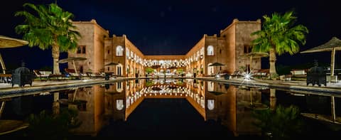 Top Airbnb: Splendid Kasbah for rent, south swimming pool! in Ghmate
