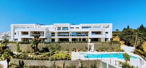 Popular Airbnb listing: Cajumanto Sea golf & pool views Casares - Estepona in Casares
