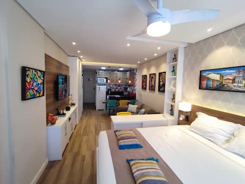 ʘ‿ʘ Amazing Ocean View Flat on Farol BARRA Beach!