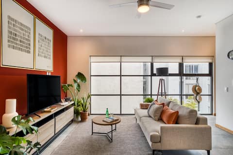 Airbnb con mejor rendimiento: Sleek Condesa Gem. Timeless Elegance,Mexican Style en Cuauhtémoc