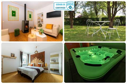 Zythogite Apartment 9 pers, garden, bbq, jacuzzi