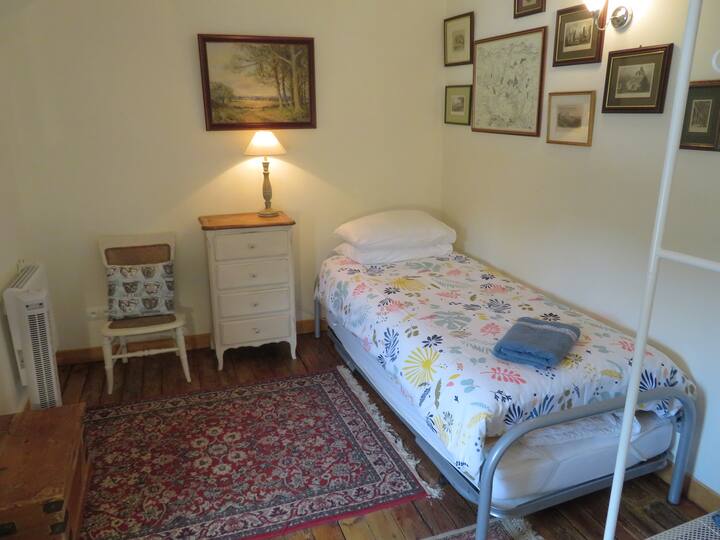 La camera da letto singola può avere uno o due letti singoli.