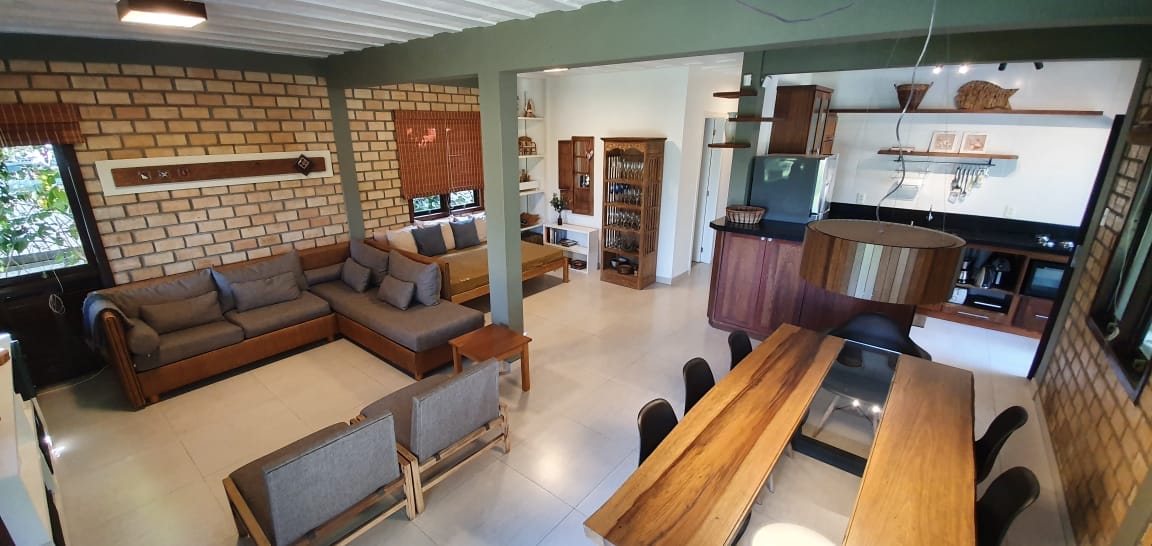 Airbnb em destaque: Ferrugem Beach House, on the edge of the lagoon, 200 m from the sea em Garopaba