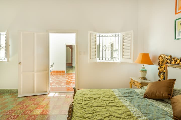 Double room patio view/ Double room with patio view