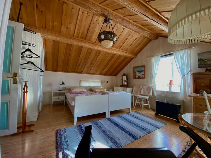 Bedroom on the upper floor.