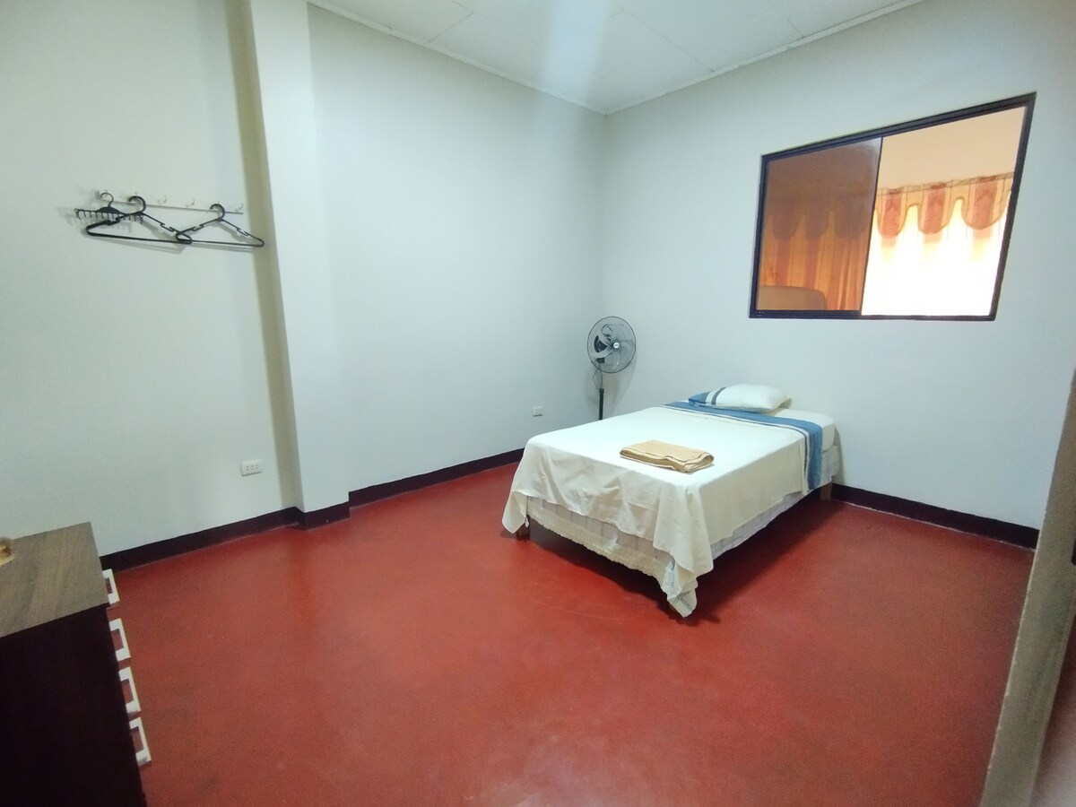 Bedroom with terrace view 