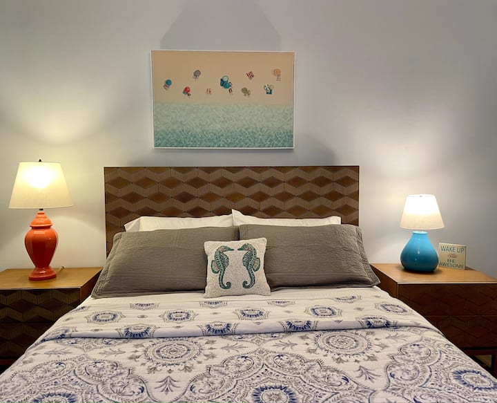 High quality mattresses and linens throughout the entire home