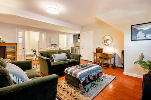 Beautiful suite with private patio and garden.