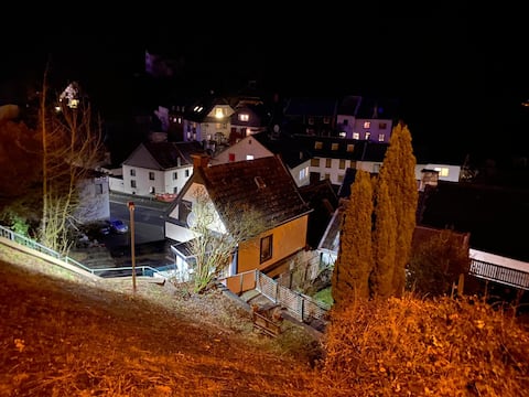 Cottage below the castle garden and terrace