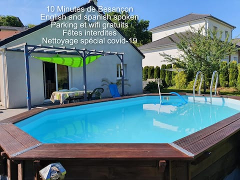 Villa (10 people) with Montfaucon wood stove