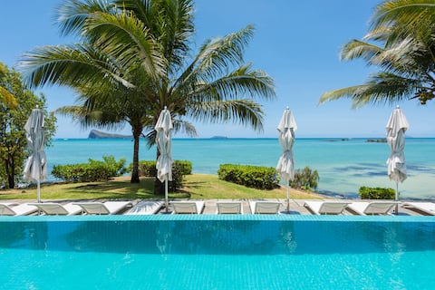 Seafront apt, breathtaking view in Cap Malheureux