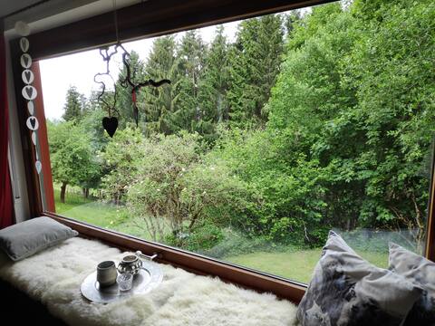 Detached forest house on the Rothaarsteig