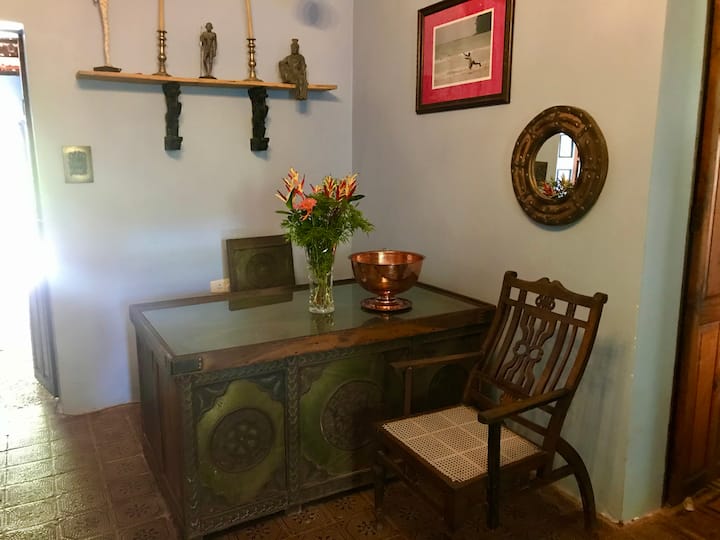 The entrance hall of the house
