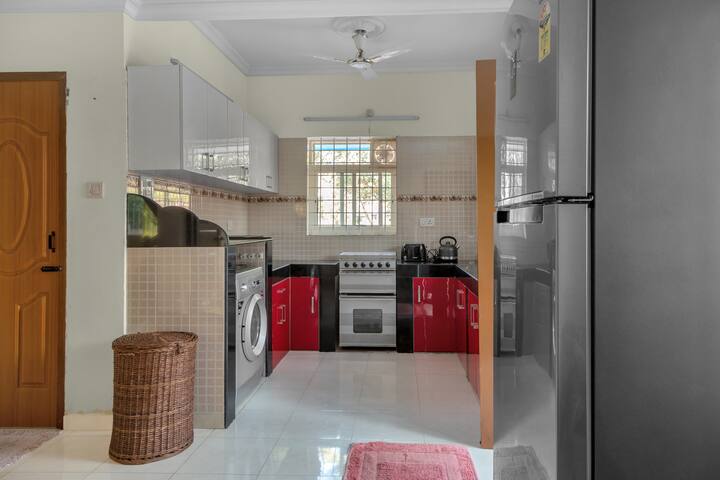 kitchen with washing machine