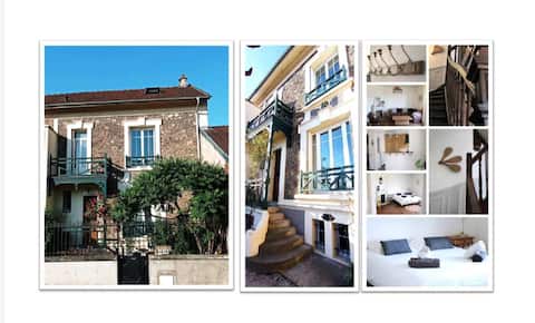 Gite 8 people - 2 min to Av. de Champagne