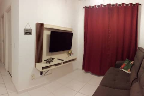 Successful Airbnb property: Apartment 700 meters from Martim de Sá Beach in Caraguatatuba