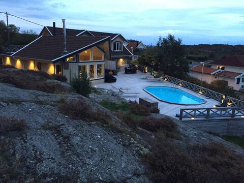 Gorgeous villa sea view heated pool