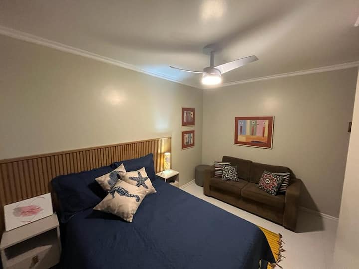 bedroom 2 suite view from the corner of the window towards sofa bed