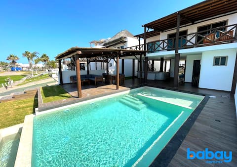 Casa en Nvo Altata w/Alberca Privada-Villa del Mar