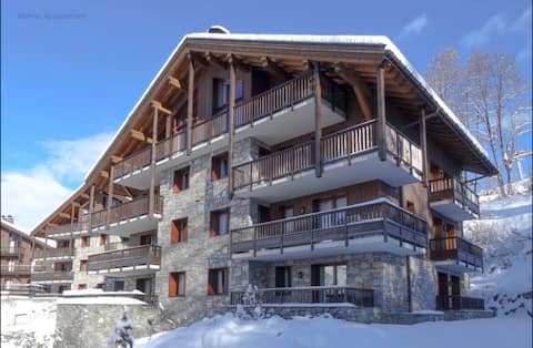Popular Airbnb listing: BRAND NEW RENOVATED APARTMENT SKI-IN/OUT NEXT LIFT in Les Belleville
