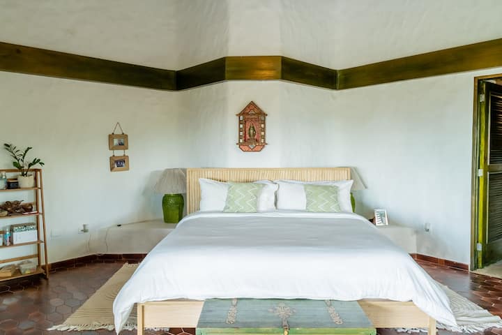 Habitación verde