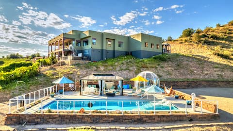 Top Airbnb: Chill on the Hill - Luxe Home w/Pool & Hot Tub 5 * in Cornville