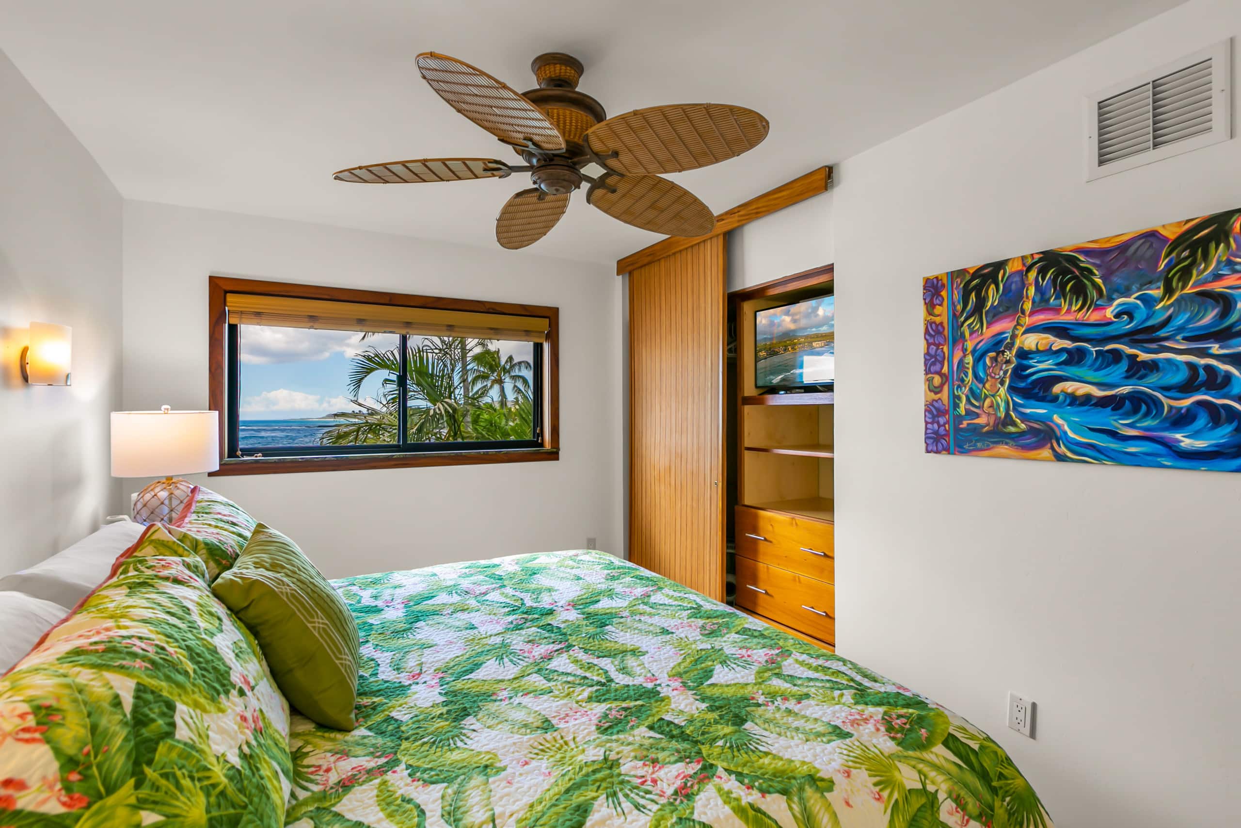 Kuhio Shores 319 Oceanfront in Poipu with A/C - Photo 14