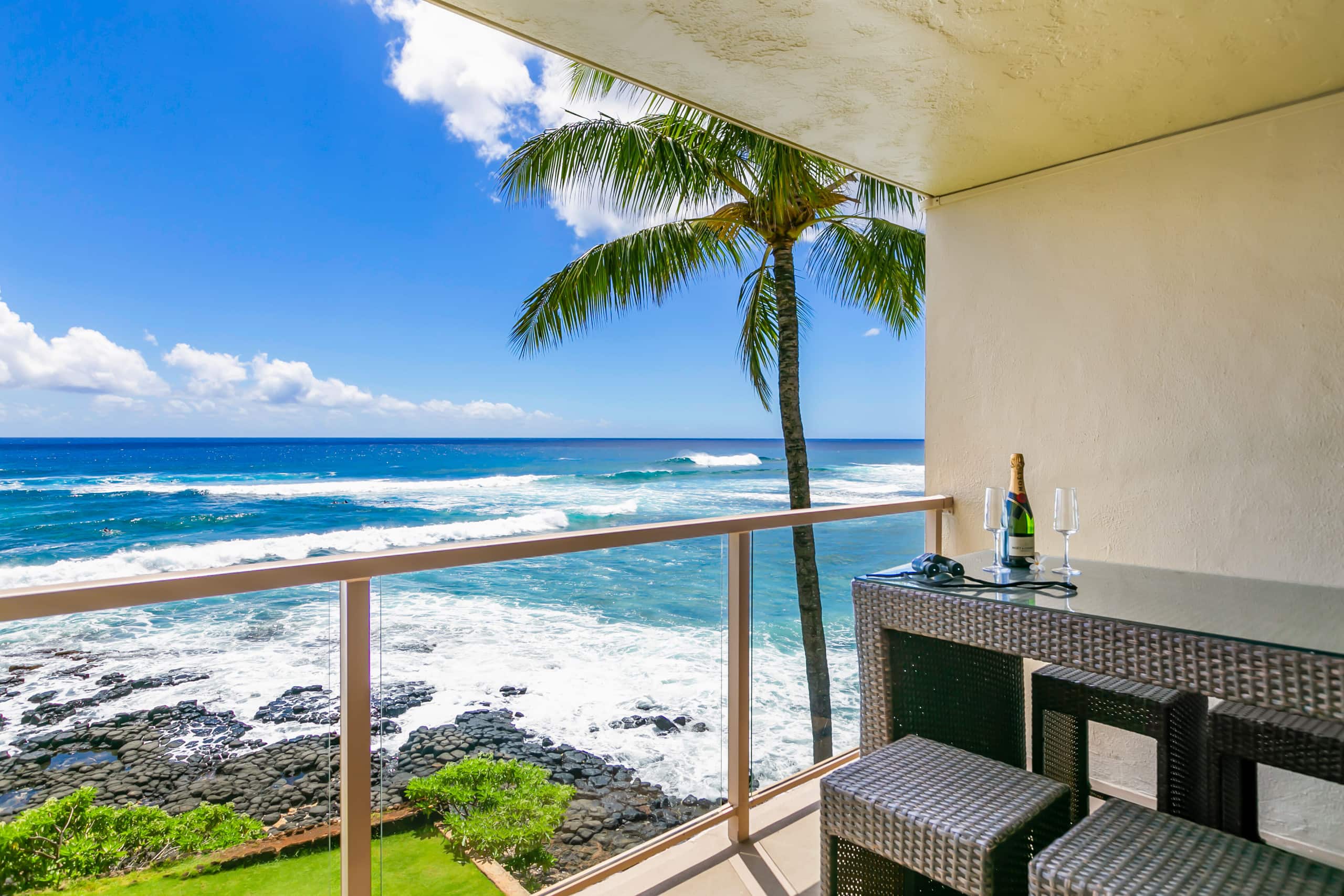 Kuhio Shores 319 Oceanfront in Poipu with A/C - Photo 20