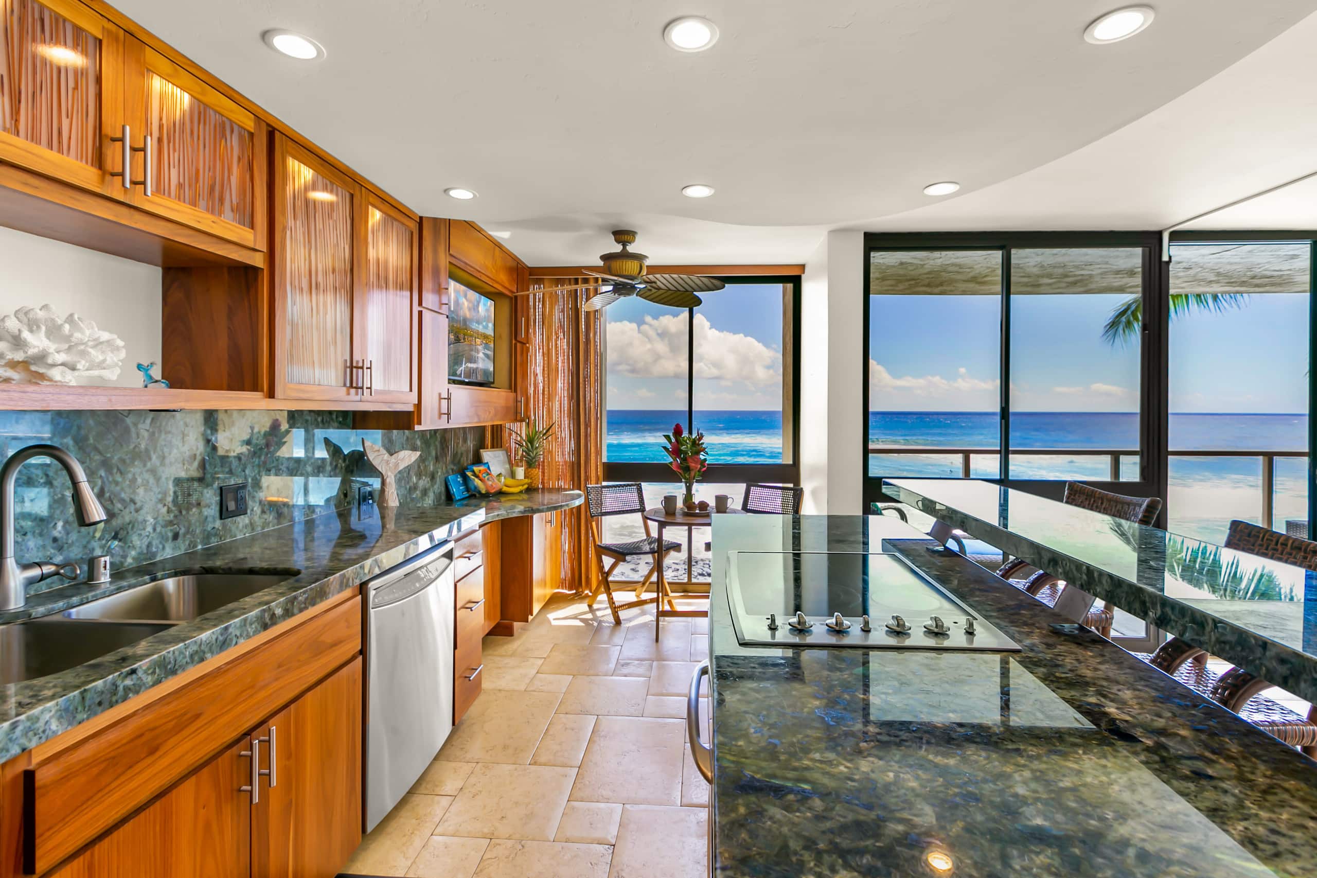 Kuhio Shores 319 Oceanfront in Poipu with A/C - Photo 2