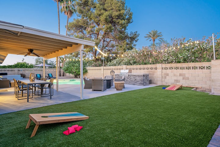 Piscina de comunicaciones, jacuzzi fotovoltaico, mesa de billar, apto para  perros! - Casas adosadas en alquiler en Scottsdale, Arizona, Estados Unidos  - Airbnb