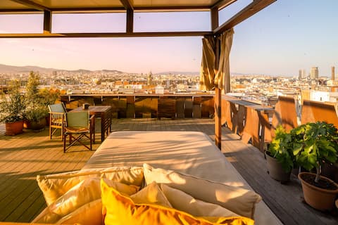 Apartment with Terrace & Views of BCN