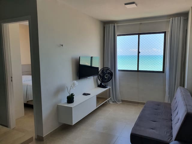 Entire home with 2 bedrooms in Maceió - Apto 02 quartos completo, BEIRA-MAR com piscina