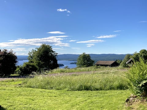 Top Airbnb: The view - Cabin with a mile-wide view in Orsa in Orsa