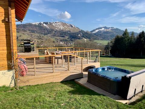 Chalet Habère-Poche with spa & sun deck