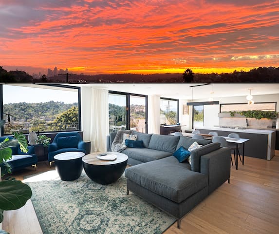 LA Hillside House dramatic views, super clean. 2BD