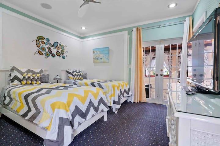 Spavaća soba u kabini na 1. katu