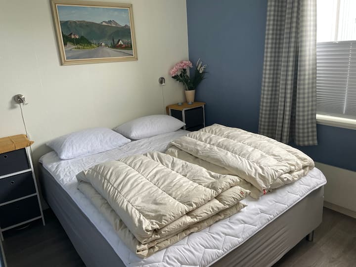 Спалня 4 има двойно легло, в допълнение към реда на шкафа на една от стените.