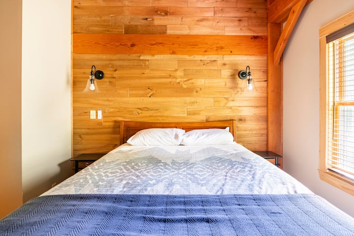 Bedroom #3 is a mirror image of bedroom #2 on the other side of the wall.  There is sound deadening material in the wall separating the rooms.