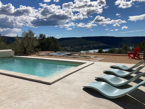 "Cap Esparron" property, lake view, heart of Verdon