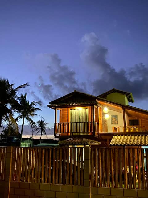 beautiful rustic wooden house